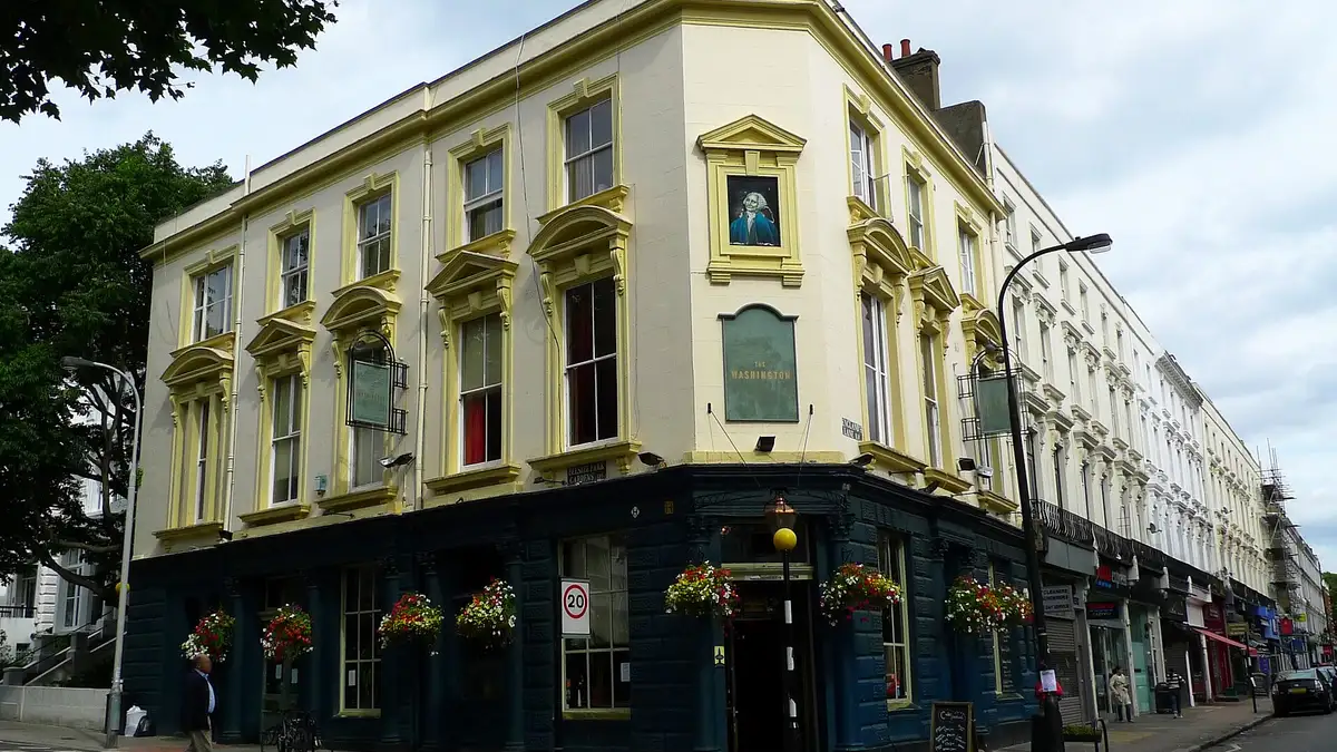 The Washington pub on England's Lane in Belsize Park